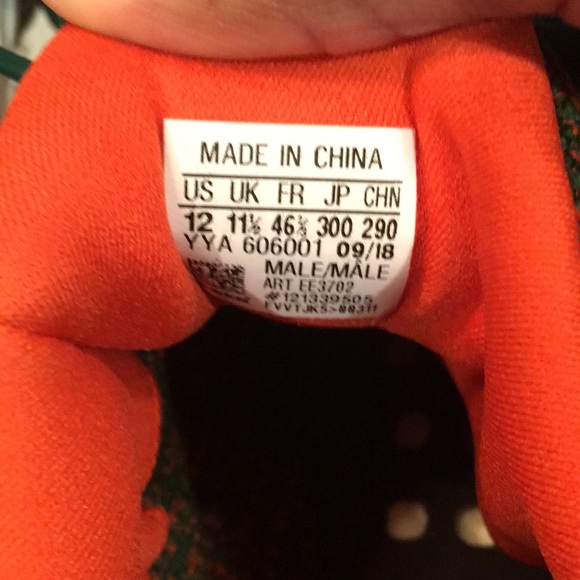 NWOT Adidas Ultraboost 4.0 “Miami Hurricanes” main image 5